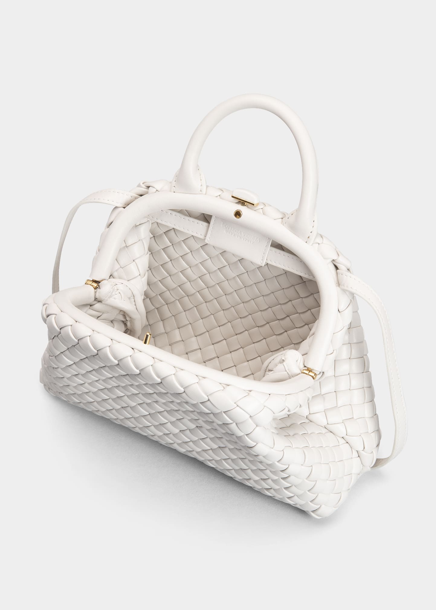 Mini Intrecciato Napa Top-Handle Bag - 4