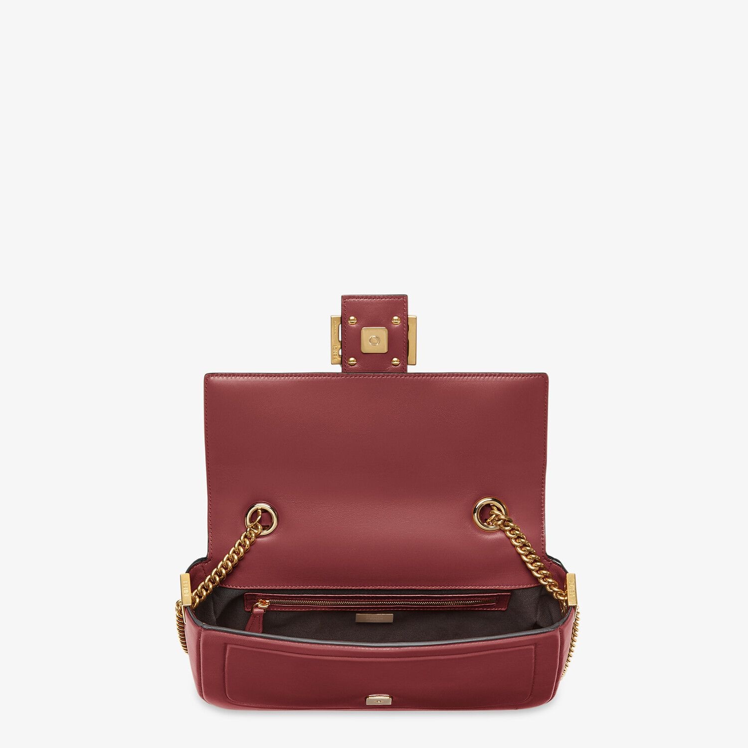 Red nappa leather bag - 4