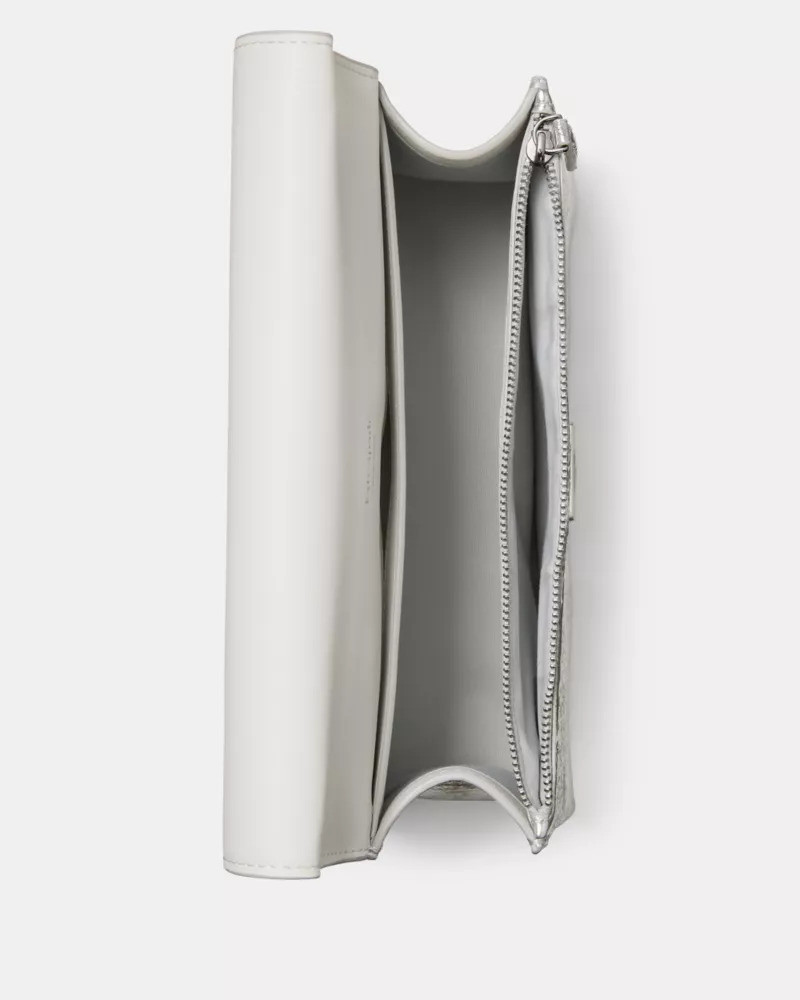 Deco Crinkle Metallic Chain Shoulder Bag 4