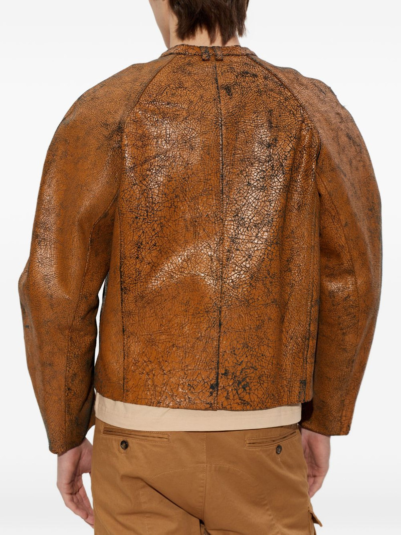 L-Nuri zip-fastening leather jacket 4