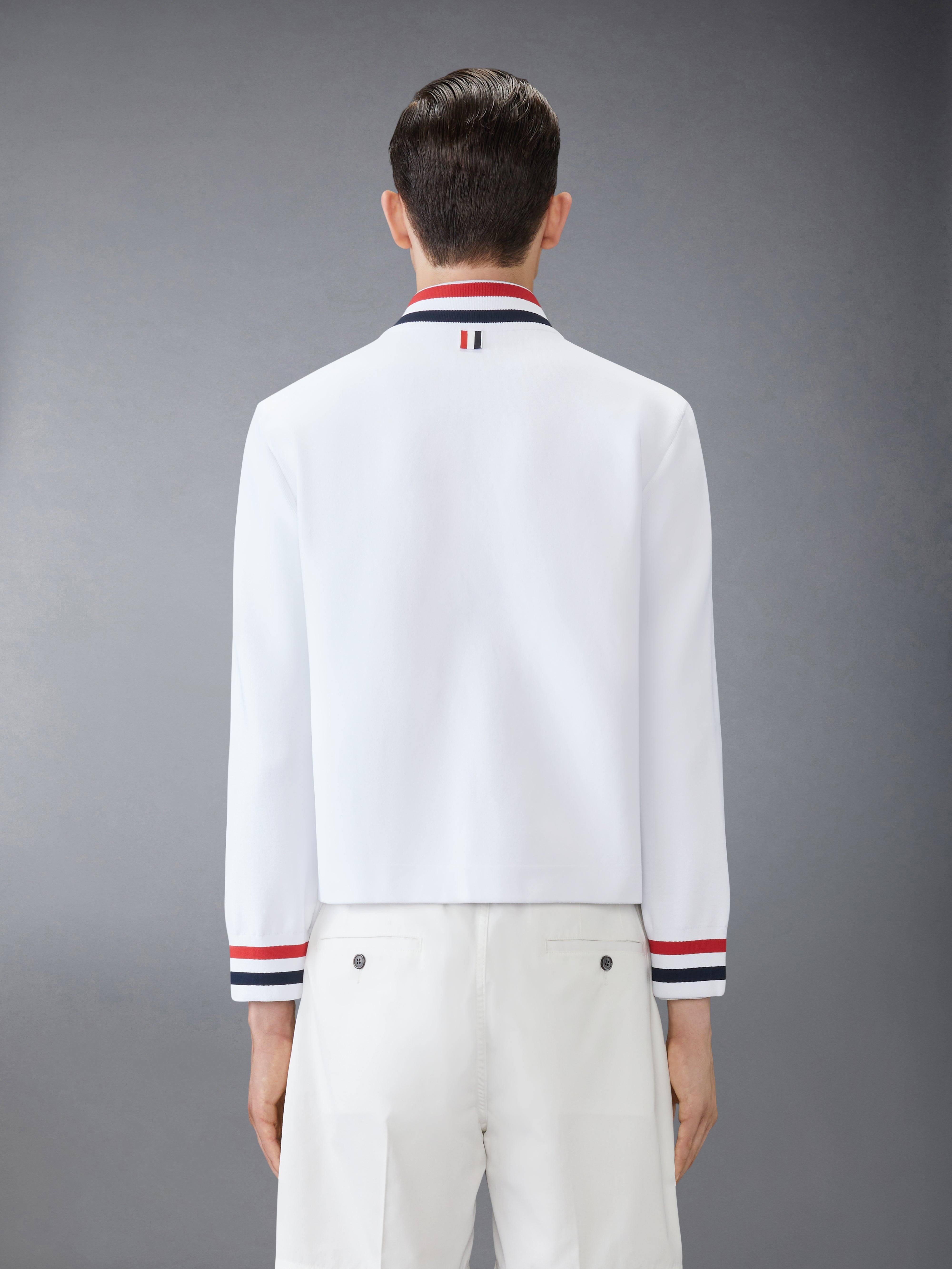 STRETCH VISCOSE TENNIS JACKET - 3