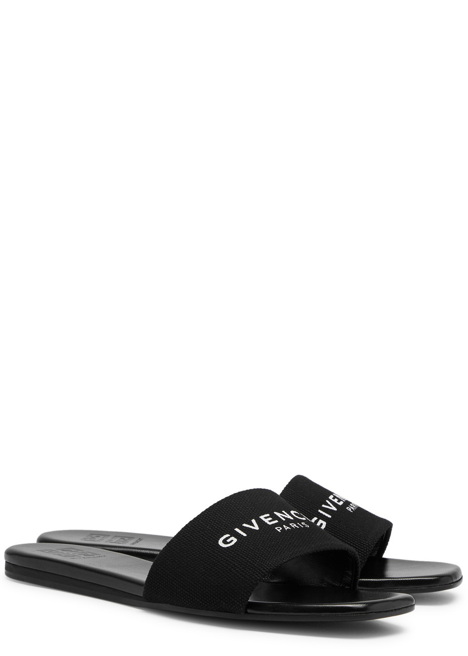 Logo-print canvas sliders - 2