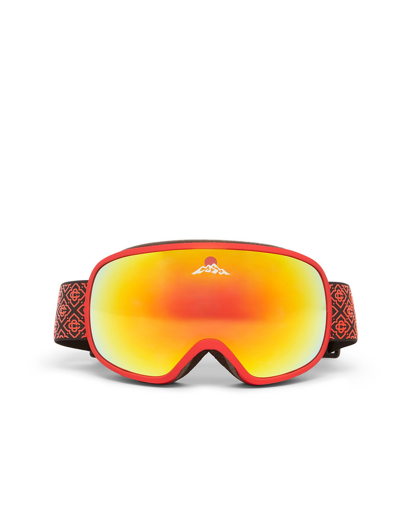 Red & Orange Gradient Ski Goggles | Casablanca Paris 1