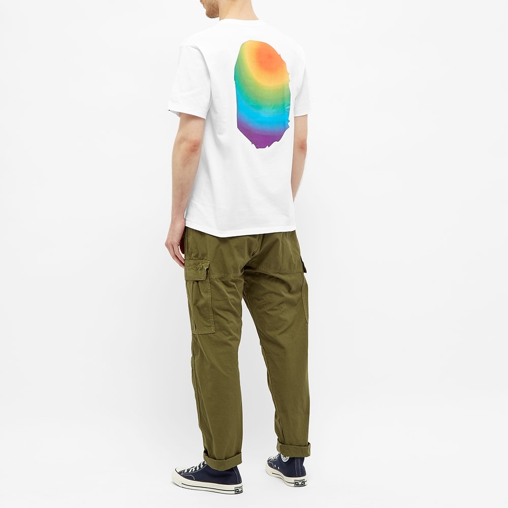 A Bathing Ape Rainbow Big Ape Head Tee - 6