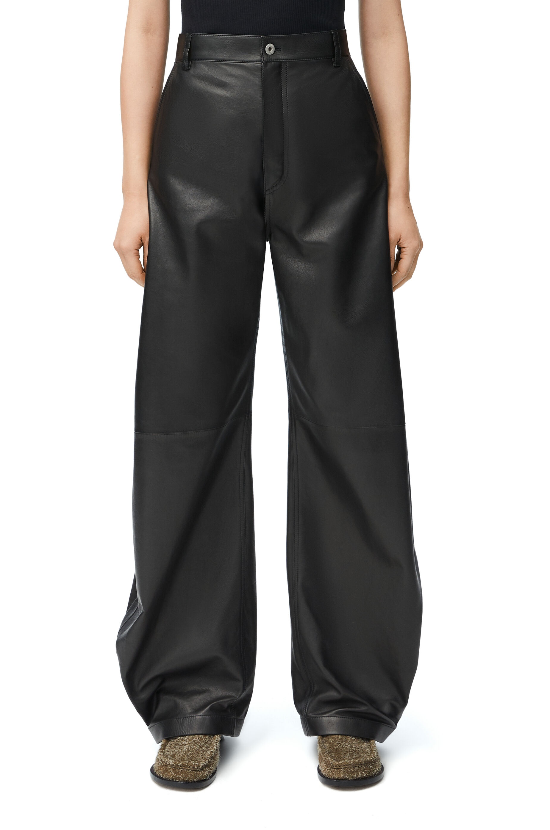 Balloon trousers in nappa lambskin - 3