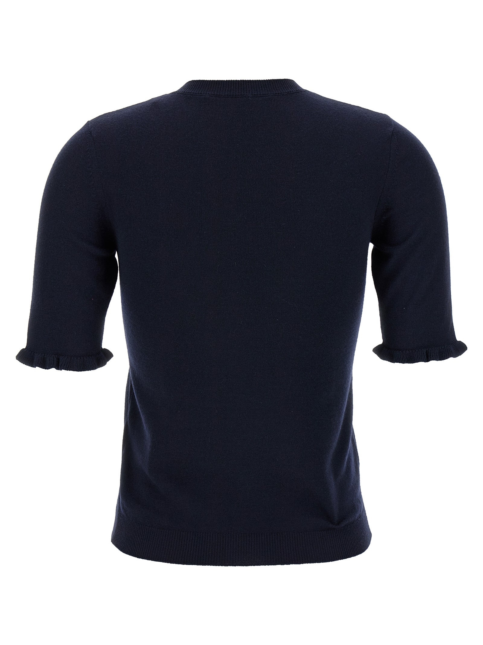 Valentino Garavani Vg Embroidery Top Tops Blue - 2