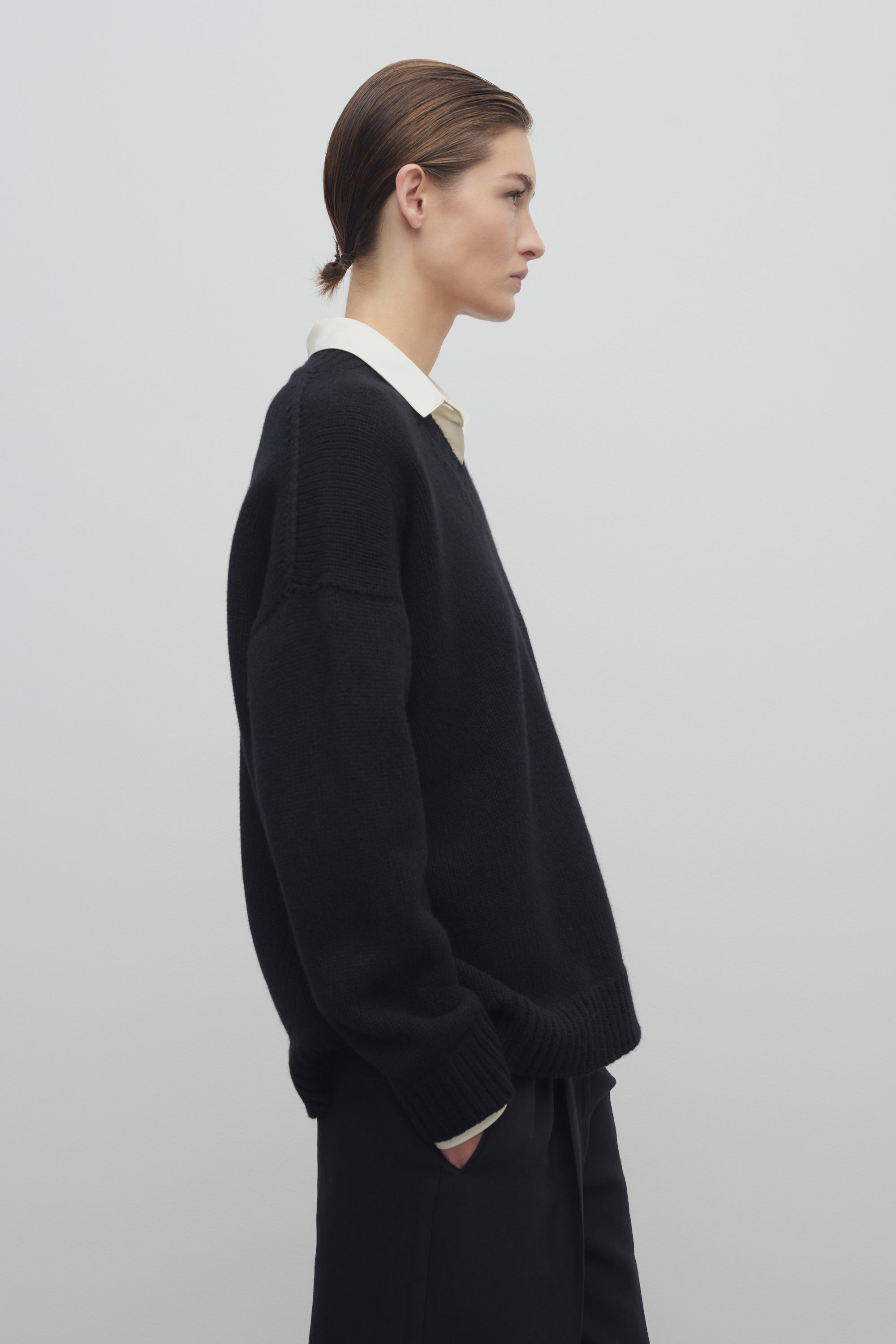 Sdavion Sweater in Wool and Cashmere - 4