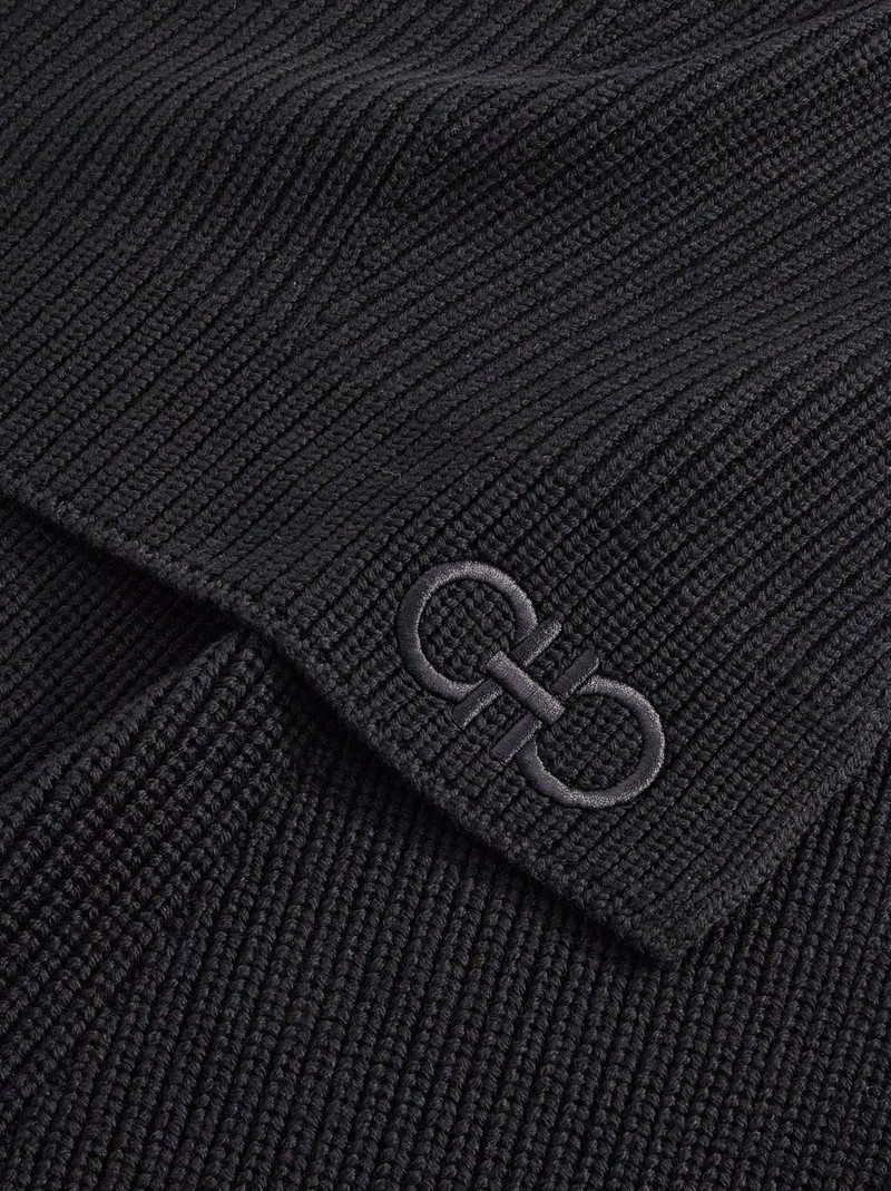 FERRAGAMO Wool knitted scarf outlook