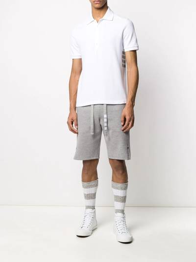 Thom Browne 4-Bar piqué polo shirt outlook