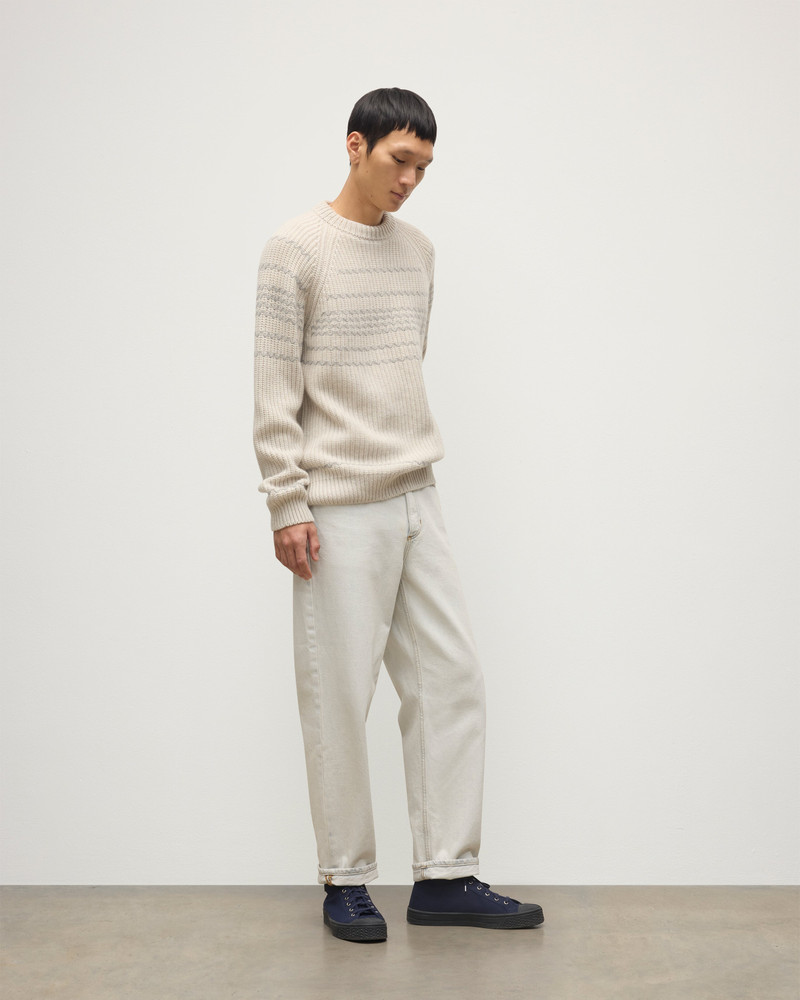 Summit Natural & Grey Cashmere Jumper 3