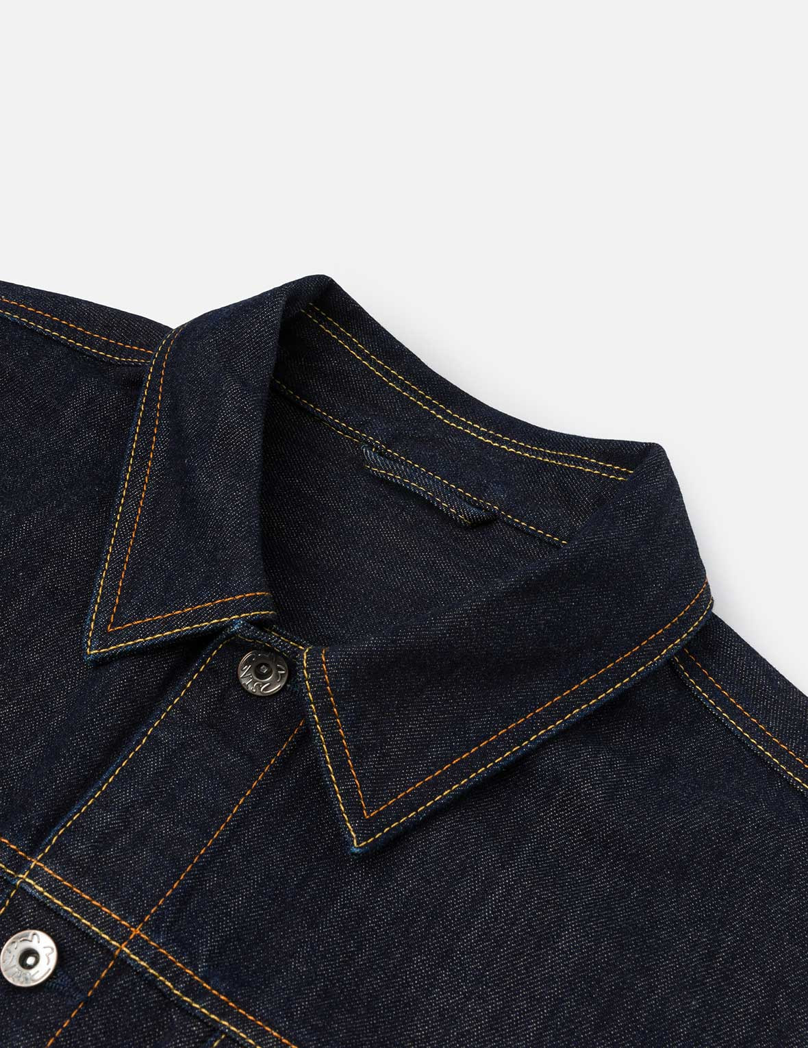 Grateful Crane Embroidery Relax Fit Denim Jacket - 8