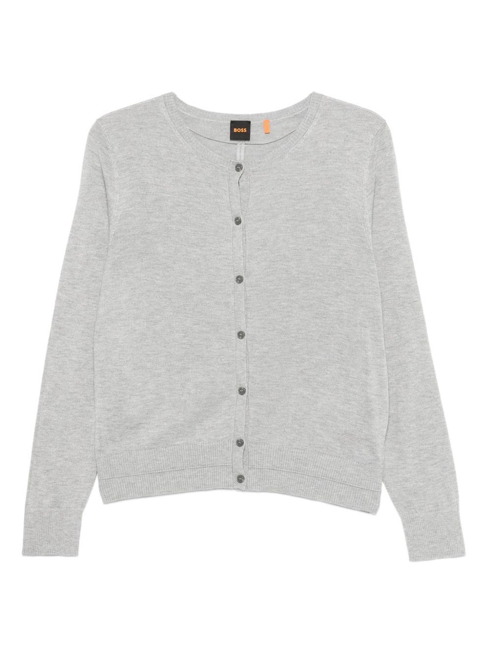 button-front cardigan - 1