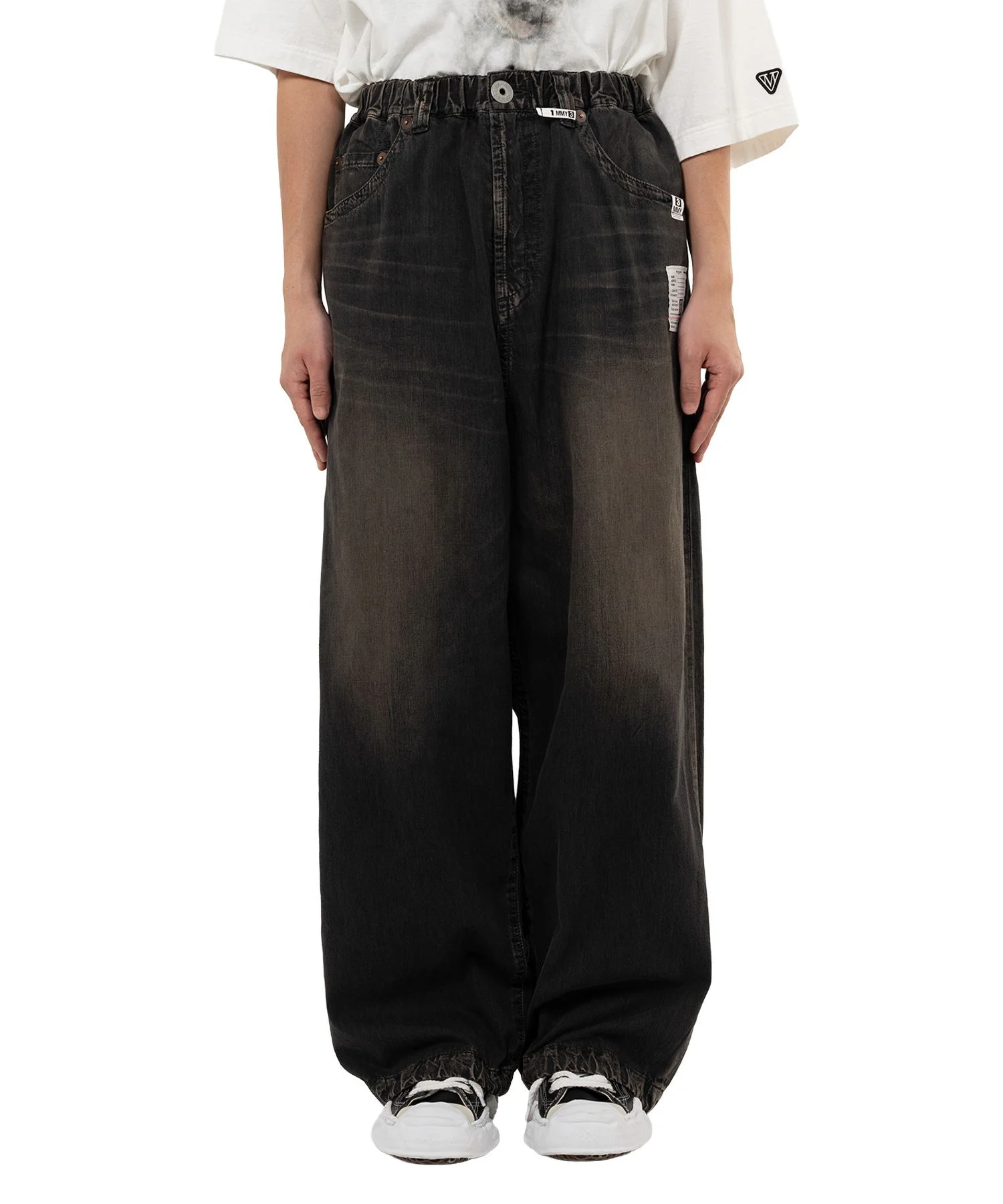 Light Denim Wide Pants - 1