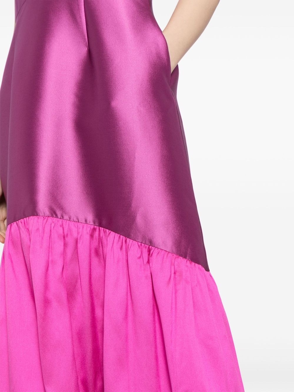 Rori satin-finish dress - 5