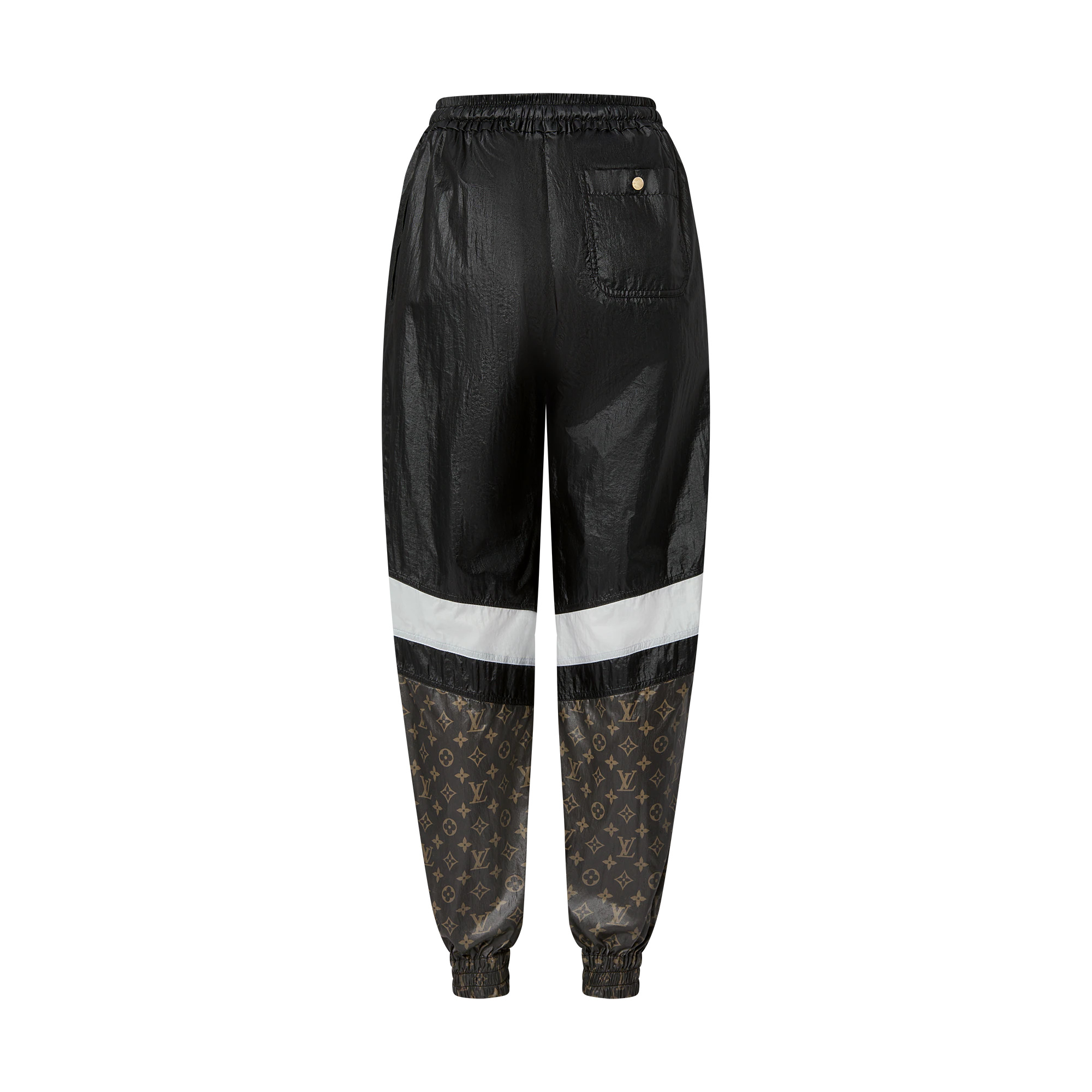Sporty Color-Blocked Jogging Pants - 3