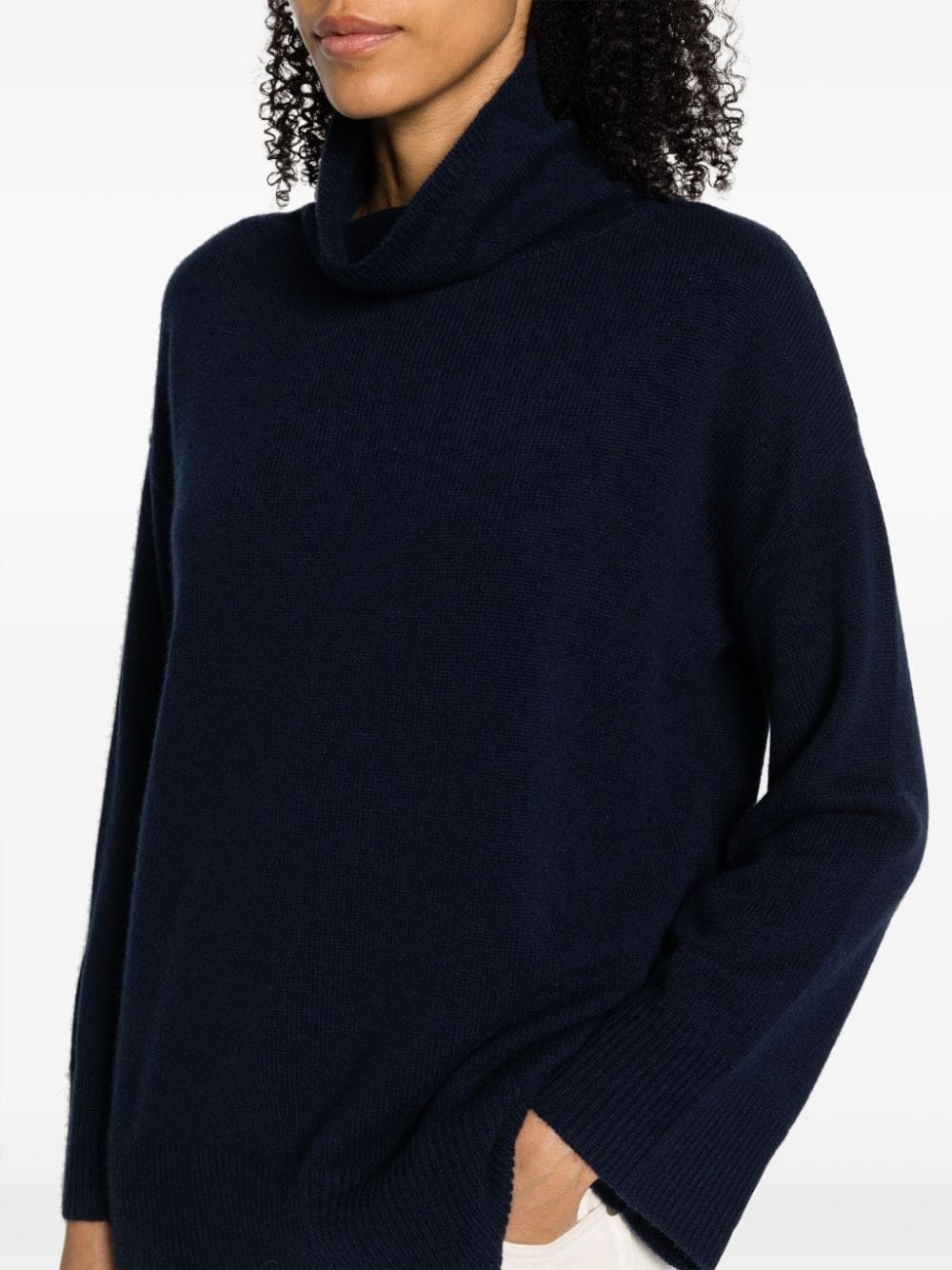 roll-neck cashmere jumper - 5