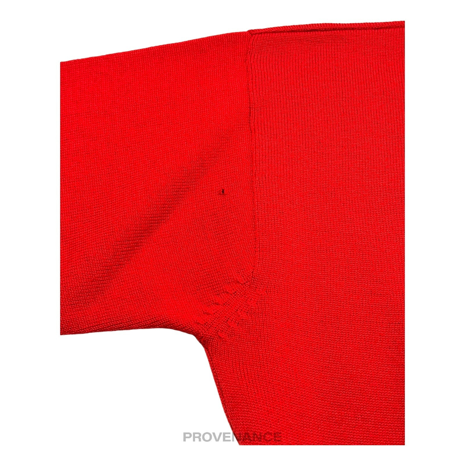 Balenciaga Sports Golf Crewneck Wool Sweatshirt - Red L - 6