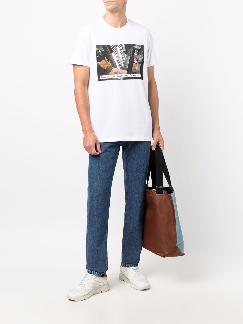 Jacques graphic-print cotton T-shirt - 2