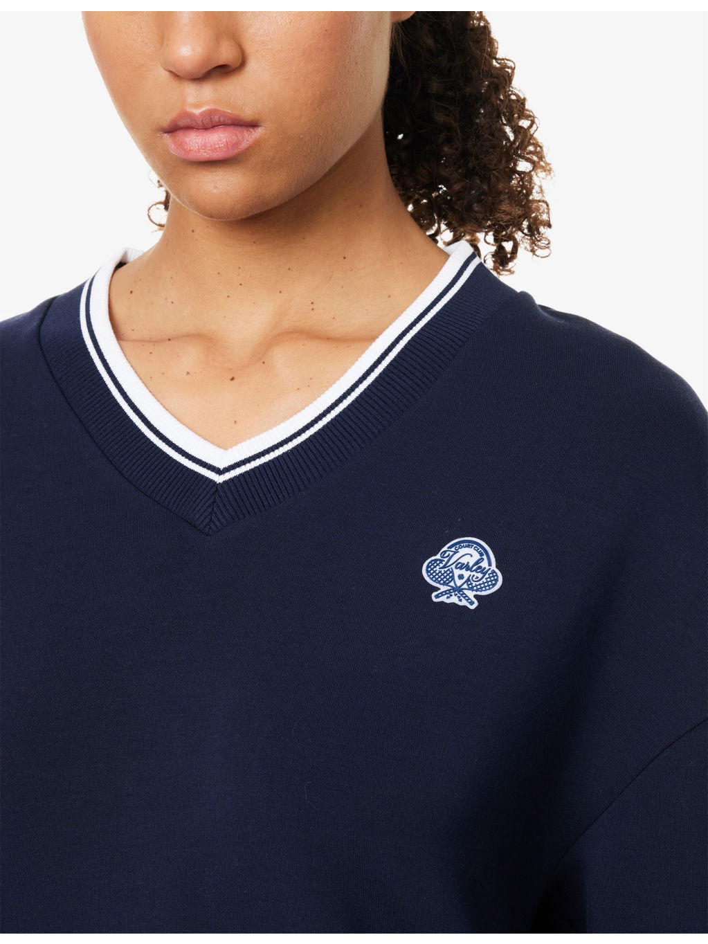 Iona Embroidered-Logo Knitted Jumper - 5