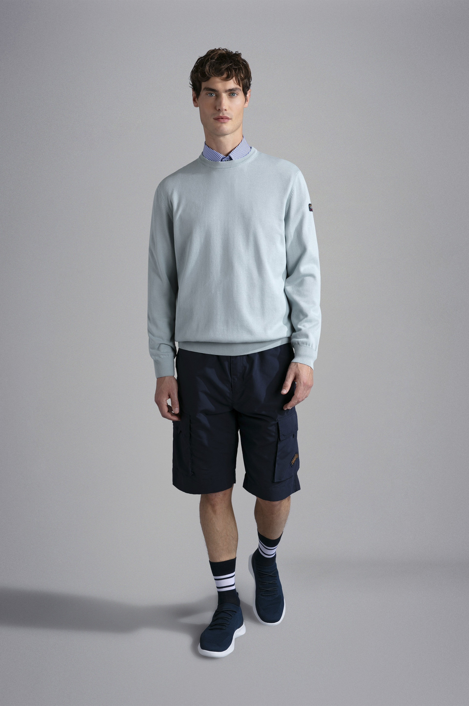 GARMENT DYED PIMA COTTON JUMPER - 2