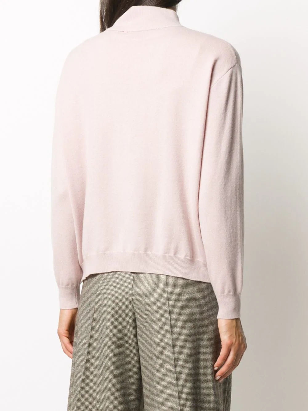 high-neck cashmere jumper - 4