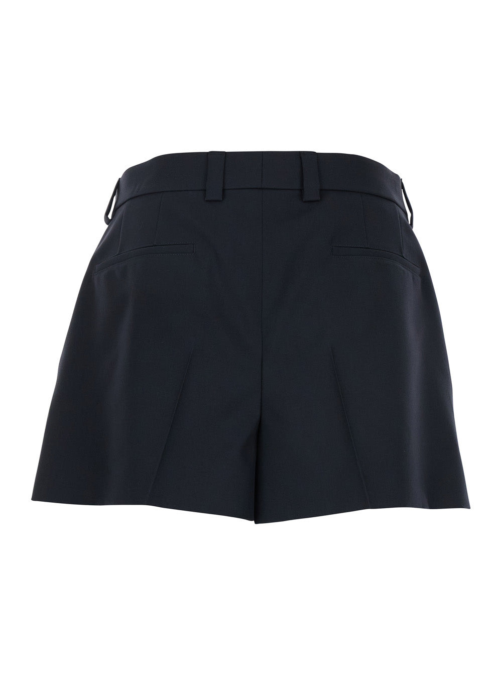 Gucci Men Grey Shorts With Tonal Logo Lettering Embroidery On The Front In Wool Man - 2
