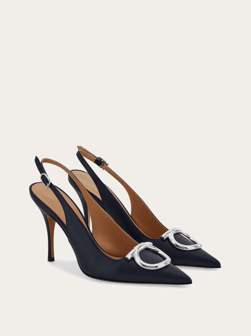 Maxi Gancini slingback pump 2