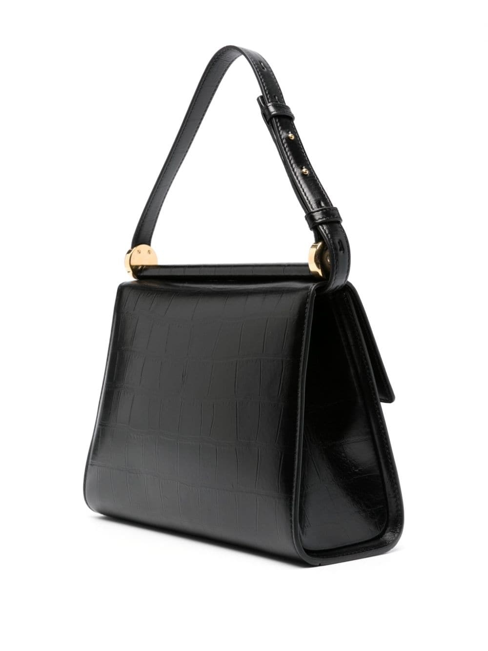 logo-print shoulder bag - 3