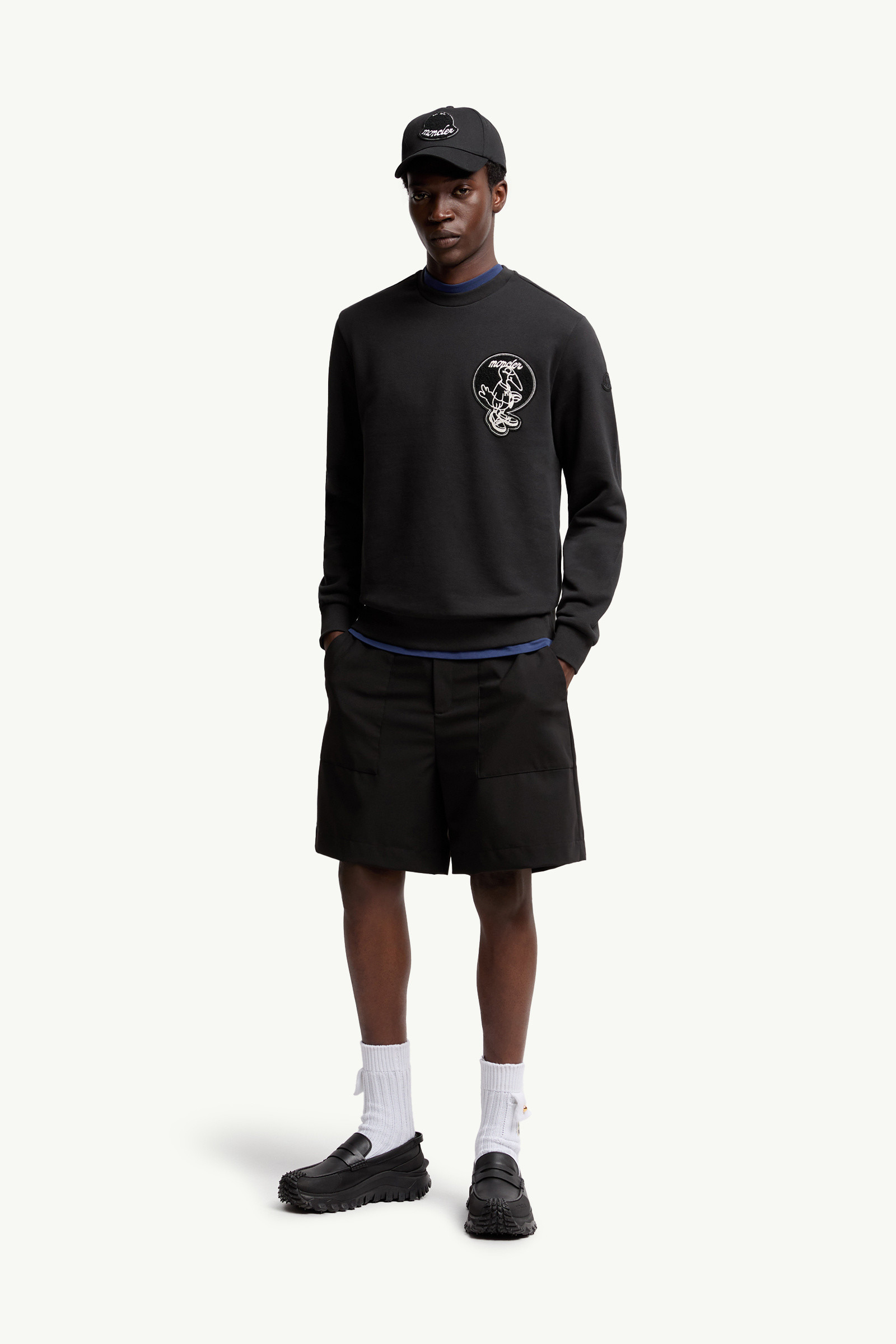 Mascot Patch Cotton Sweatshirt - 2