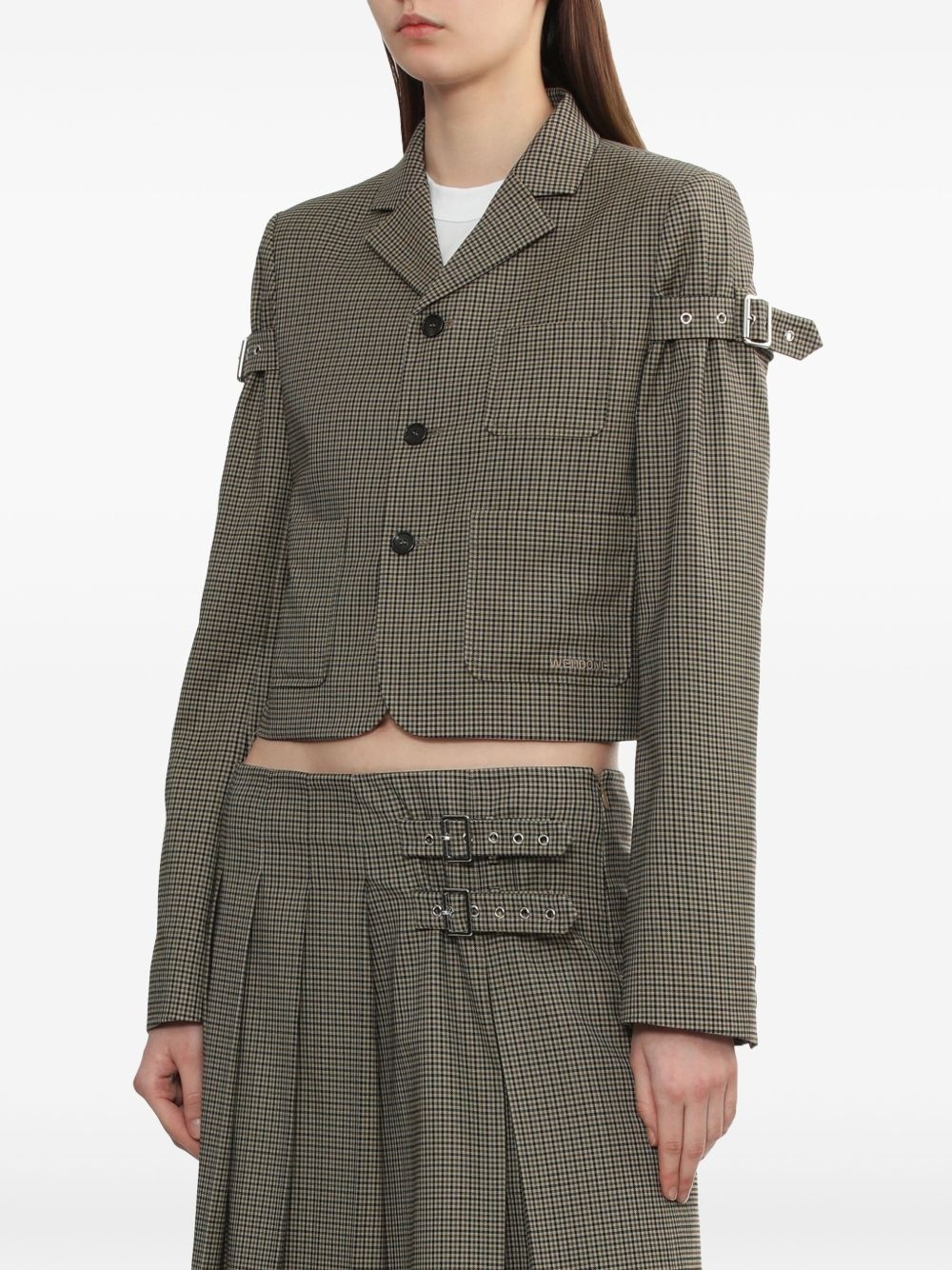 belted blazer - 3