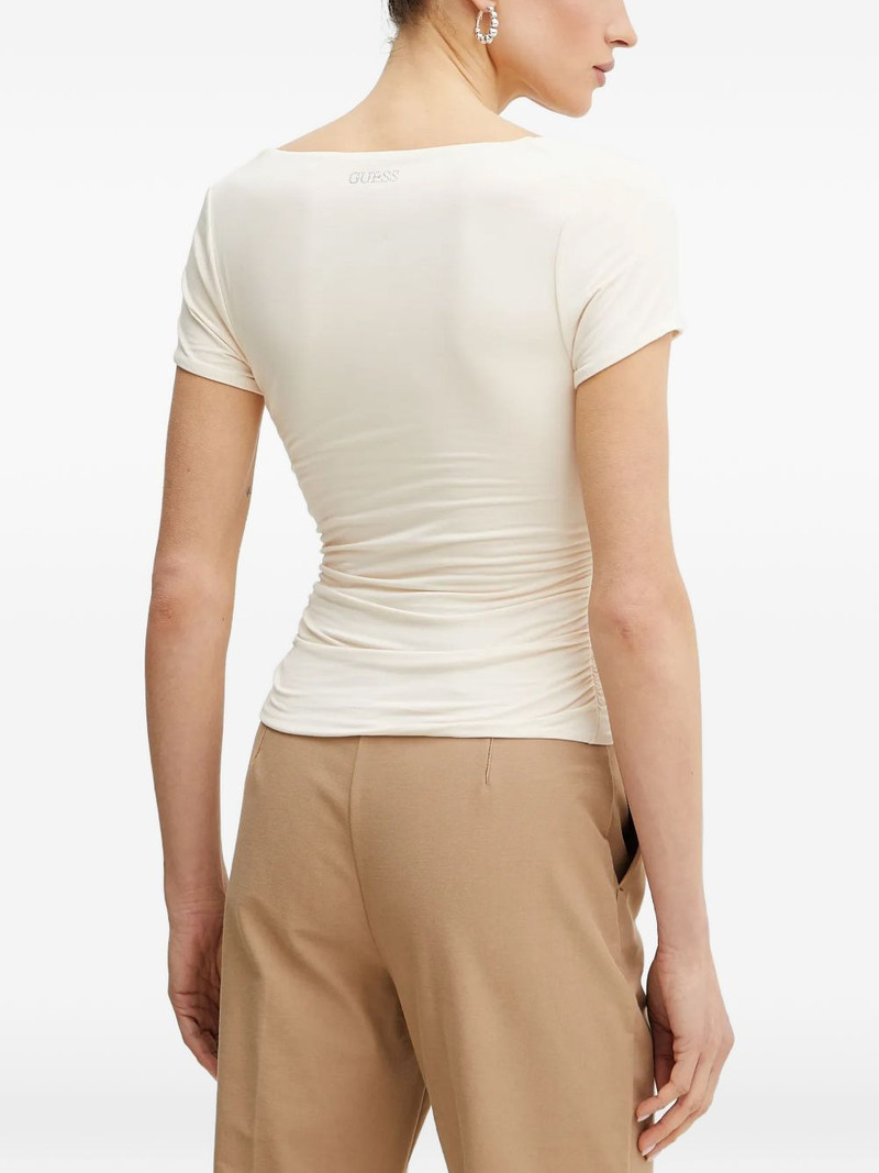 twist-front ruched T-shirt 3