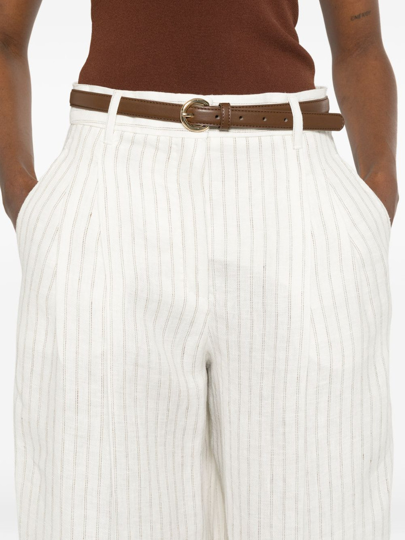Fonte striped belt trousers 5