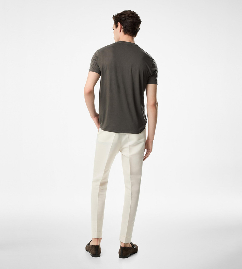 LYOCELL COTTON CREW T-SHIRT 3