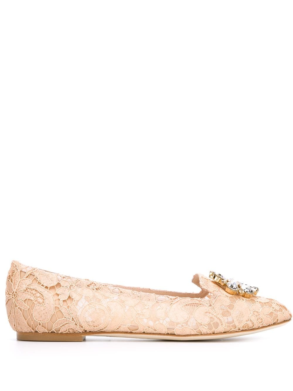 Vally Taormina lace ballerina shoes - 1