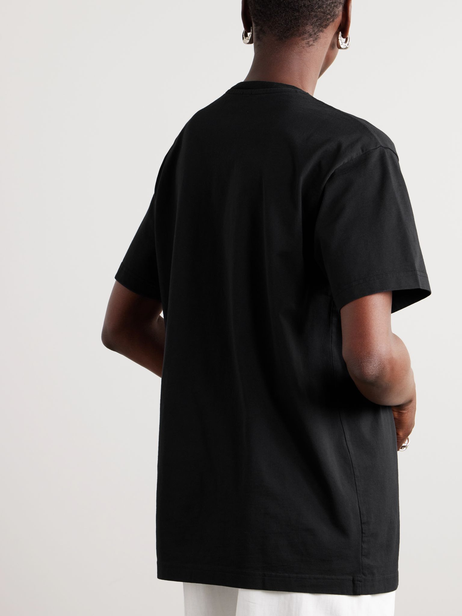 Cotton-jersey T-shirt Black - 4