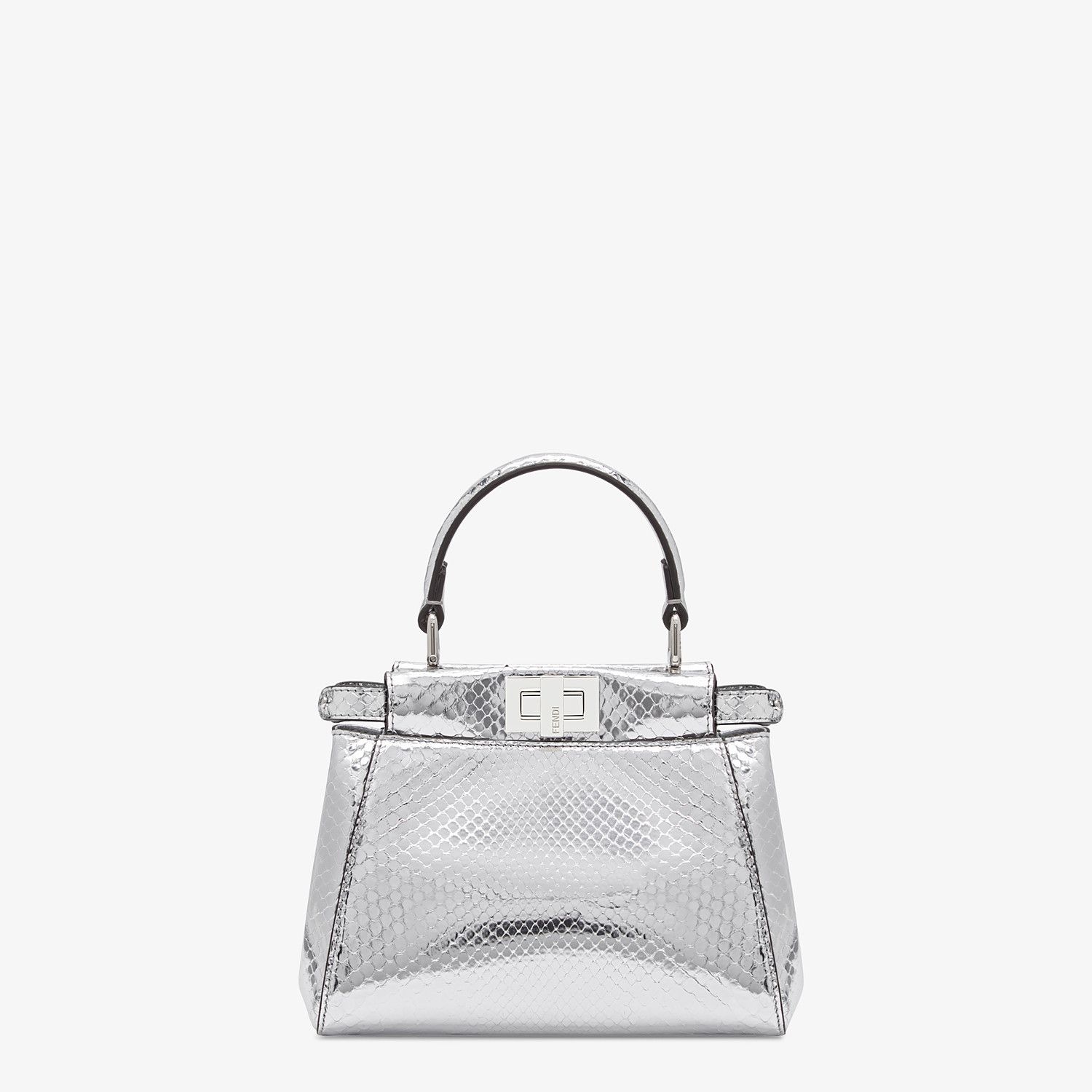 Silver python mini-bag - 1