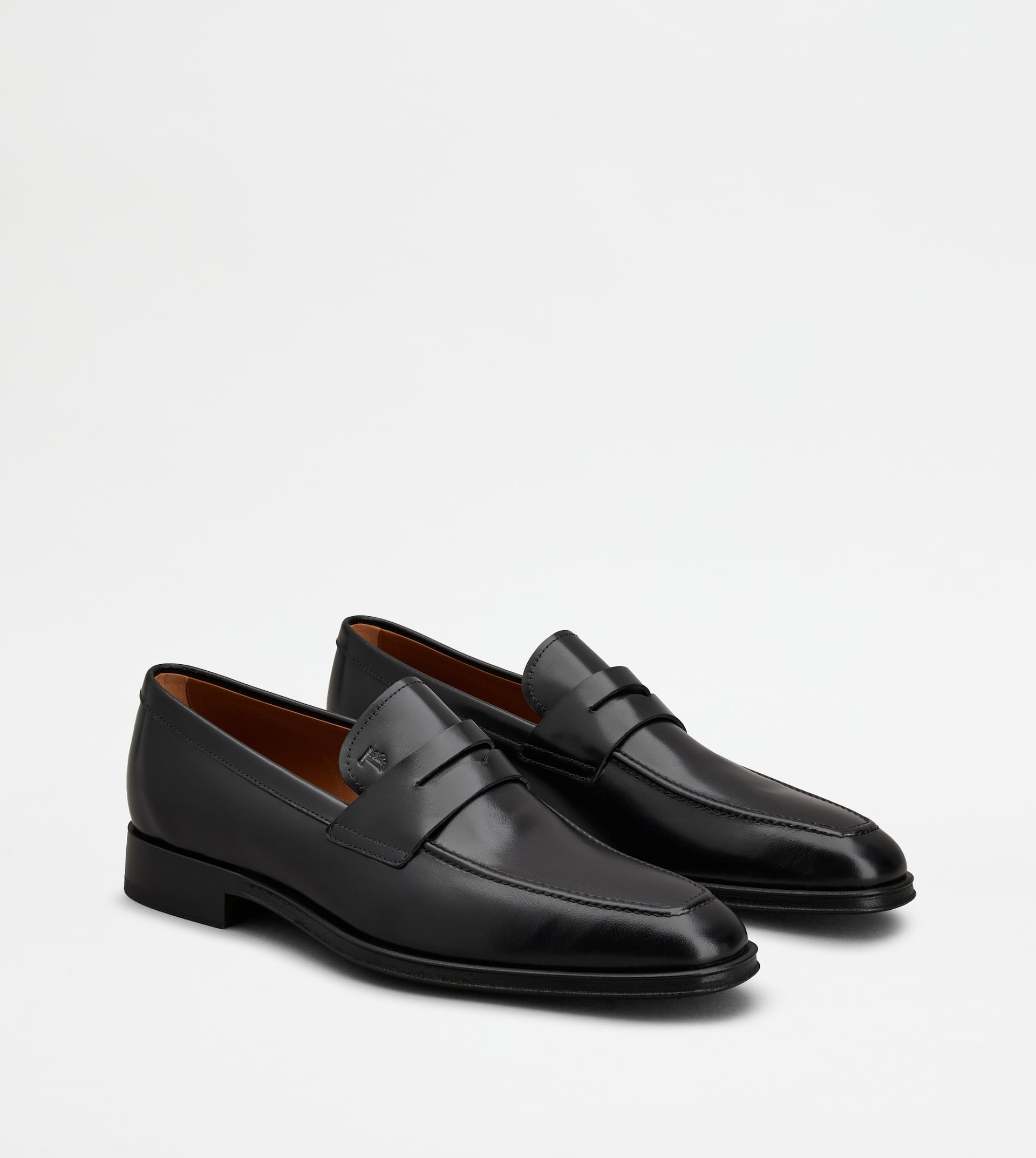 LOAFERS IN LEATHER - BLACK - 2
