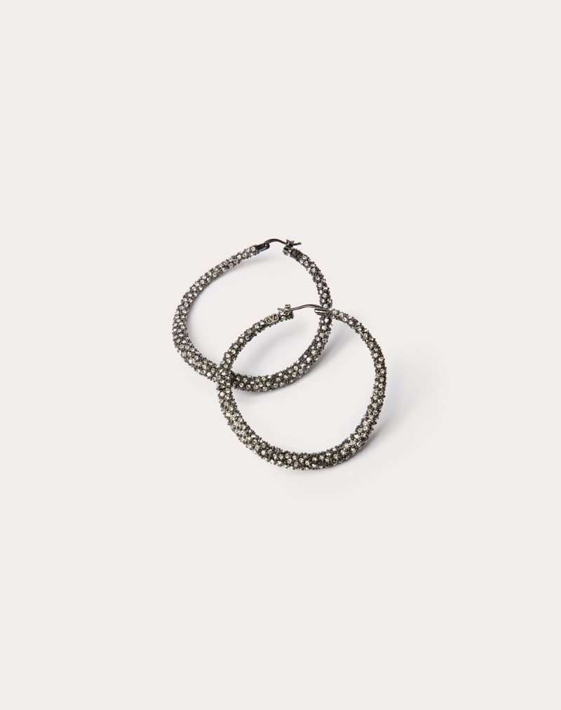 SHADOWSHINE METAL AND SWAROVSKI® CRYSTAL EARRINGS - 1