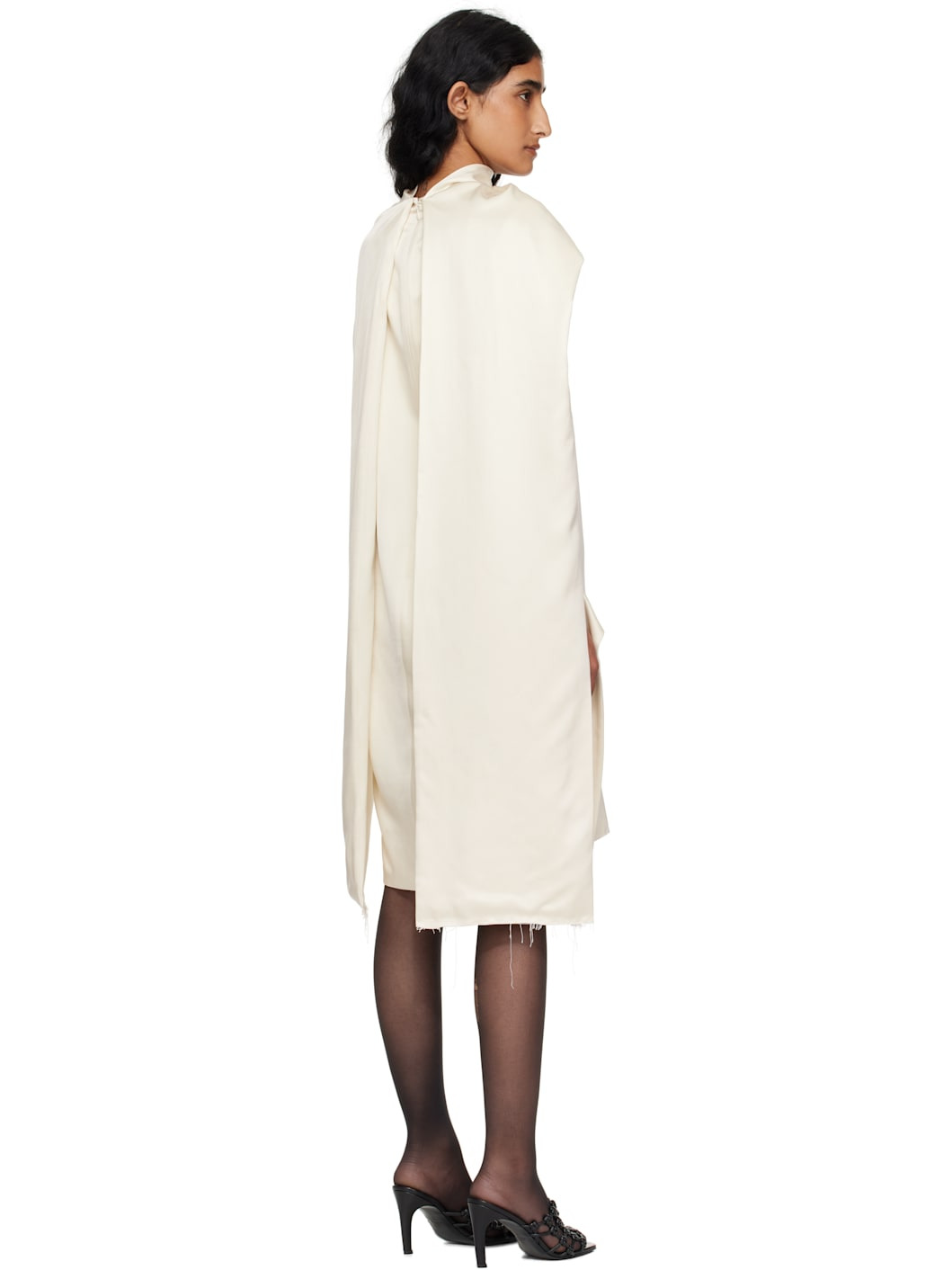 Off-White Cocoon Scarf Minidress - 3