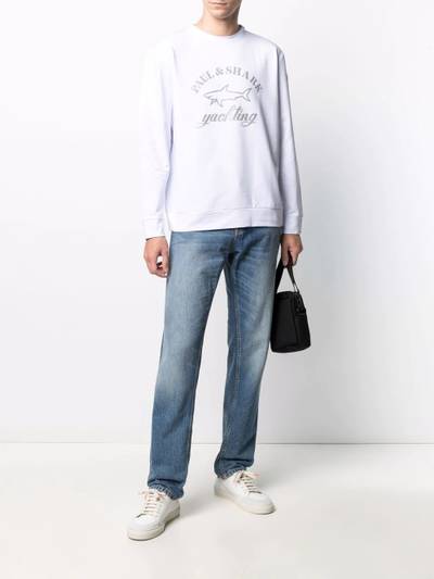 Paul & Shark logo print sweatshirt outlook