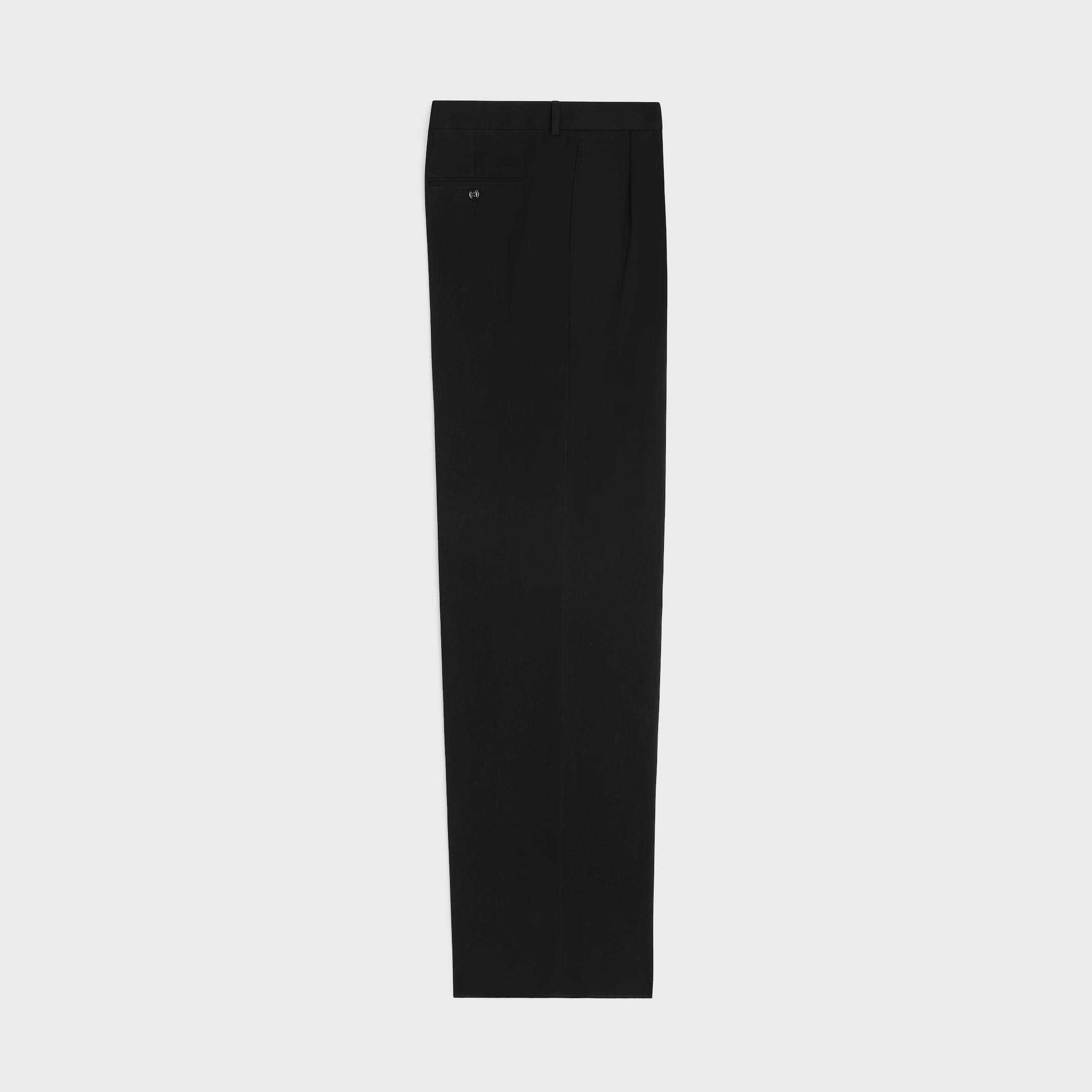 pleated trousers IN cotton canvas - 2