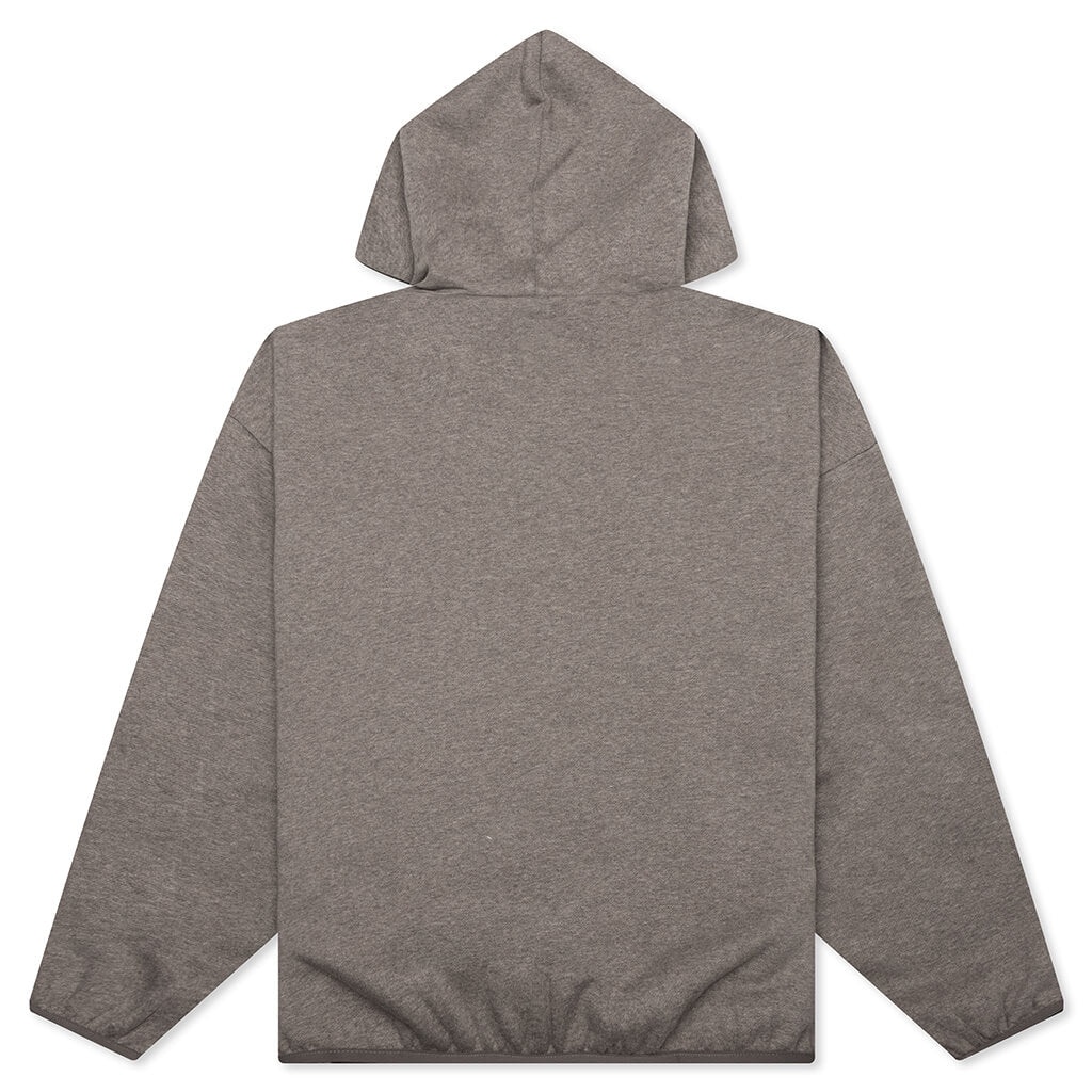 ESSENTIALS HOODIE - HEATHER GREY - 2