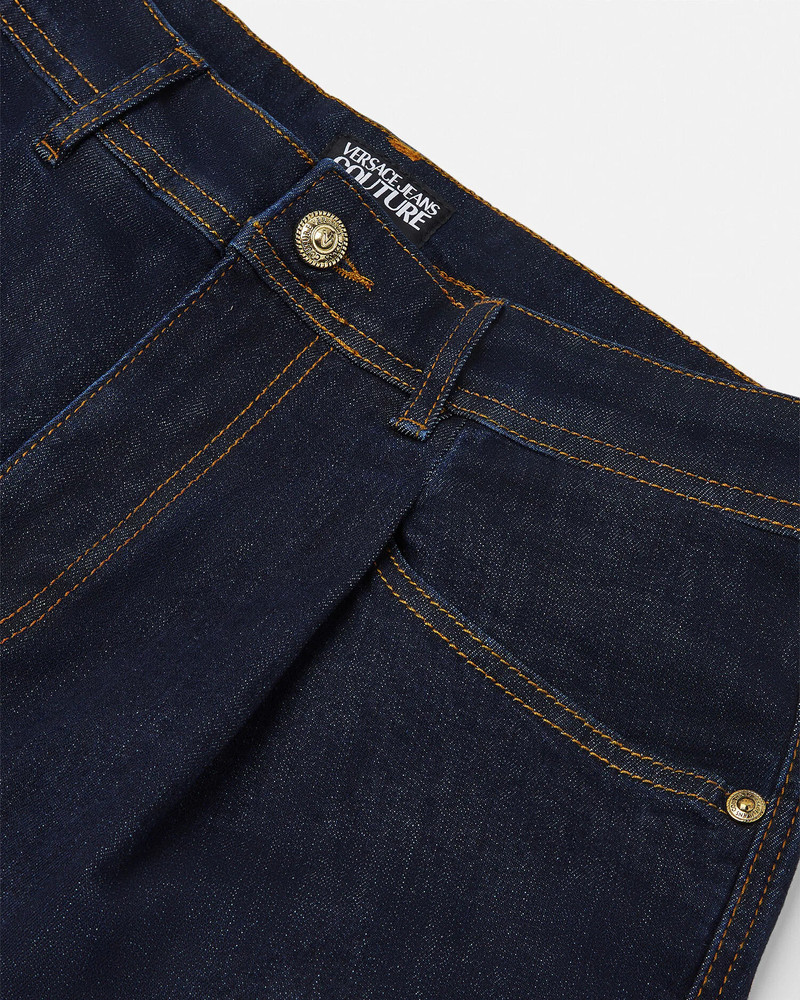 VERSACE JEANS COUTURE Piece Number Slim-Fit Jeans outlook