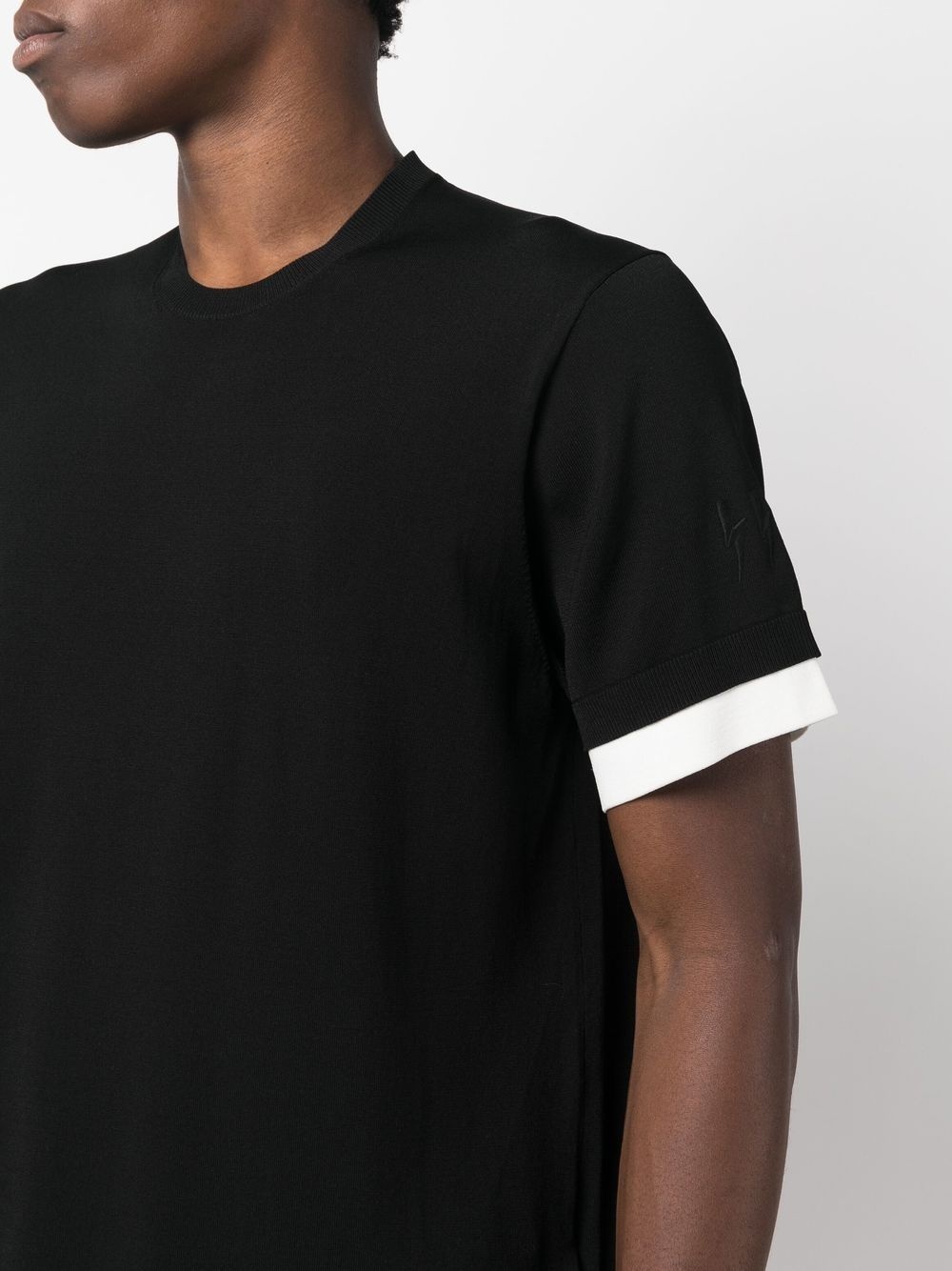 layered-effect short-sleeve T-shirt - 5