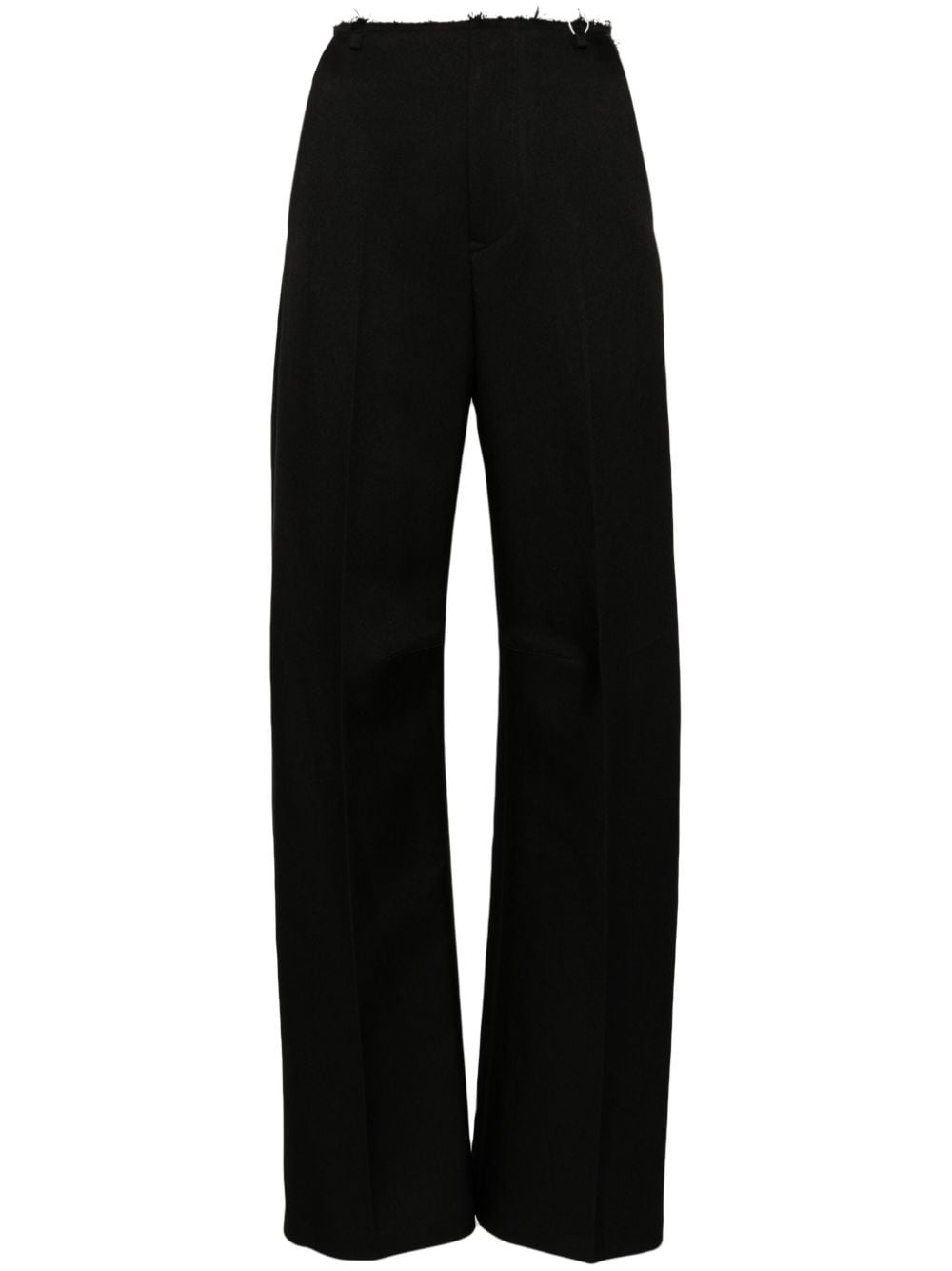 frayed-detail trousers - 1