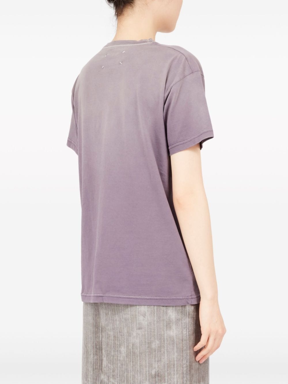 Reverse logo-print cotton T-shirt - 4