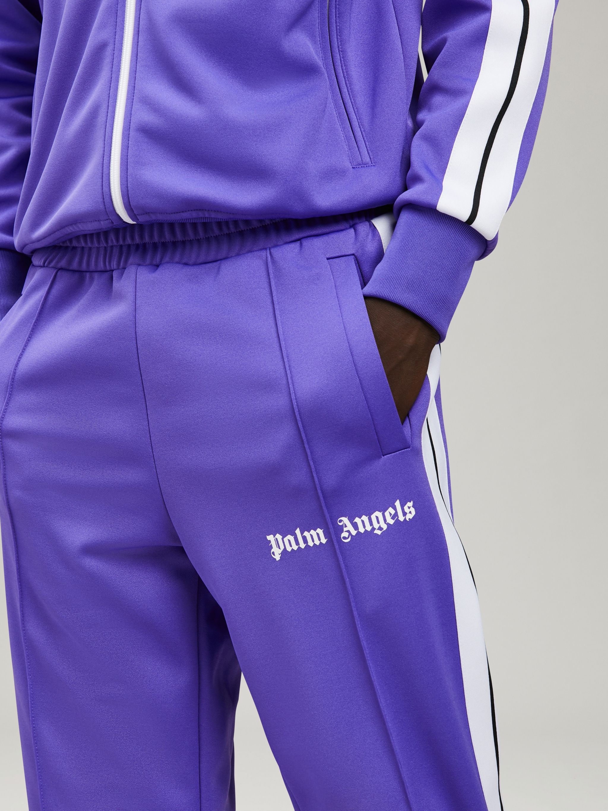 side panel logo track pants - 6