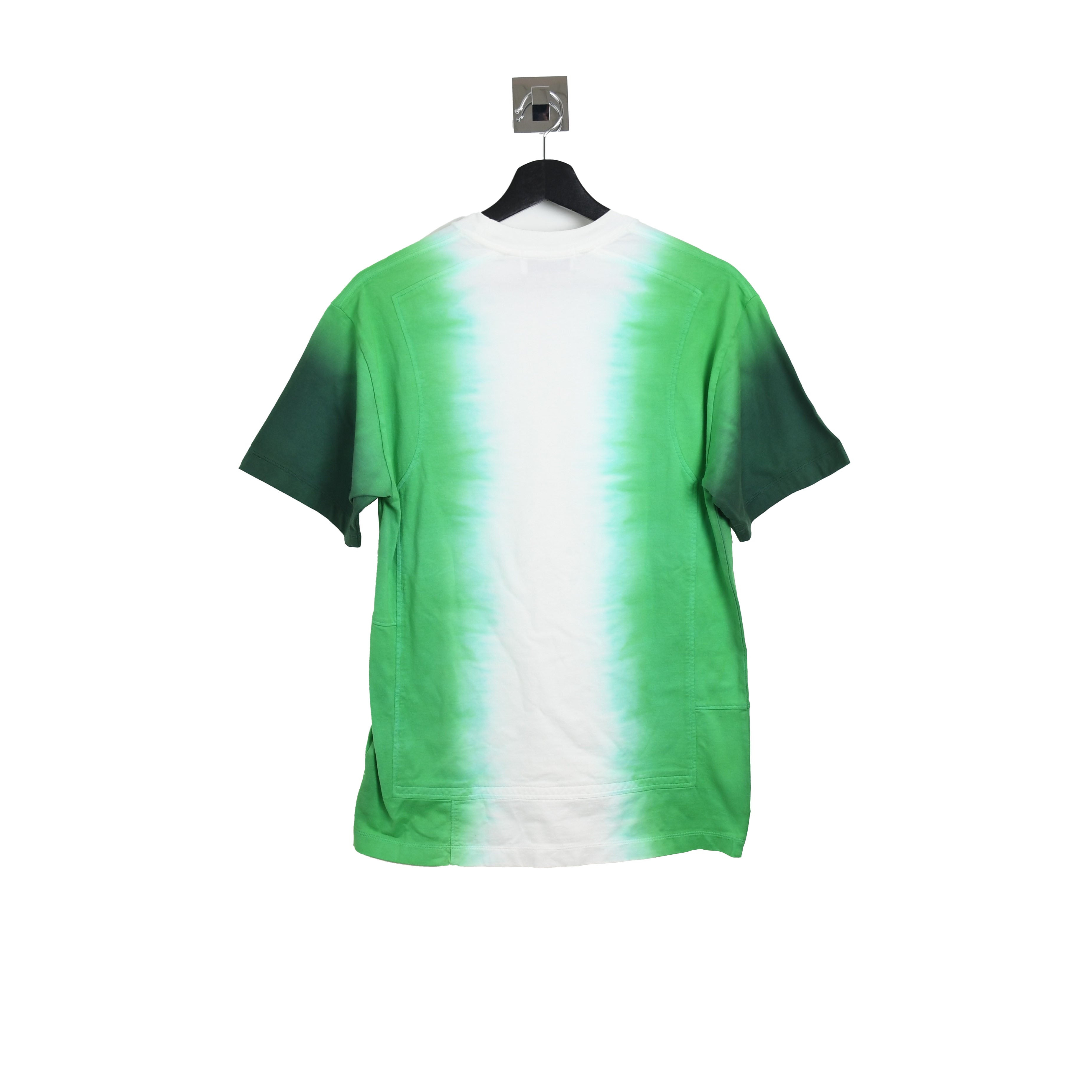 Ambush Tie Dye Paneled T-shirt Green - 2