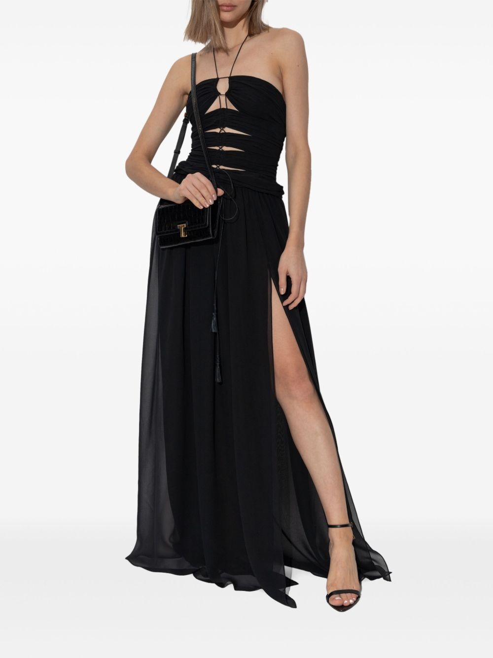 cut-out maxi dress - 3