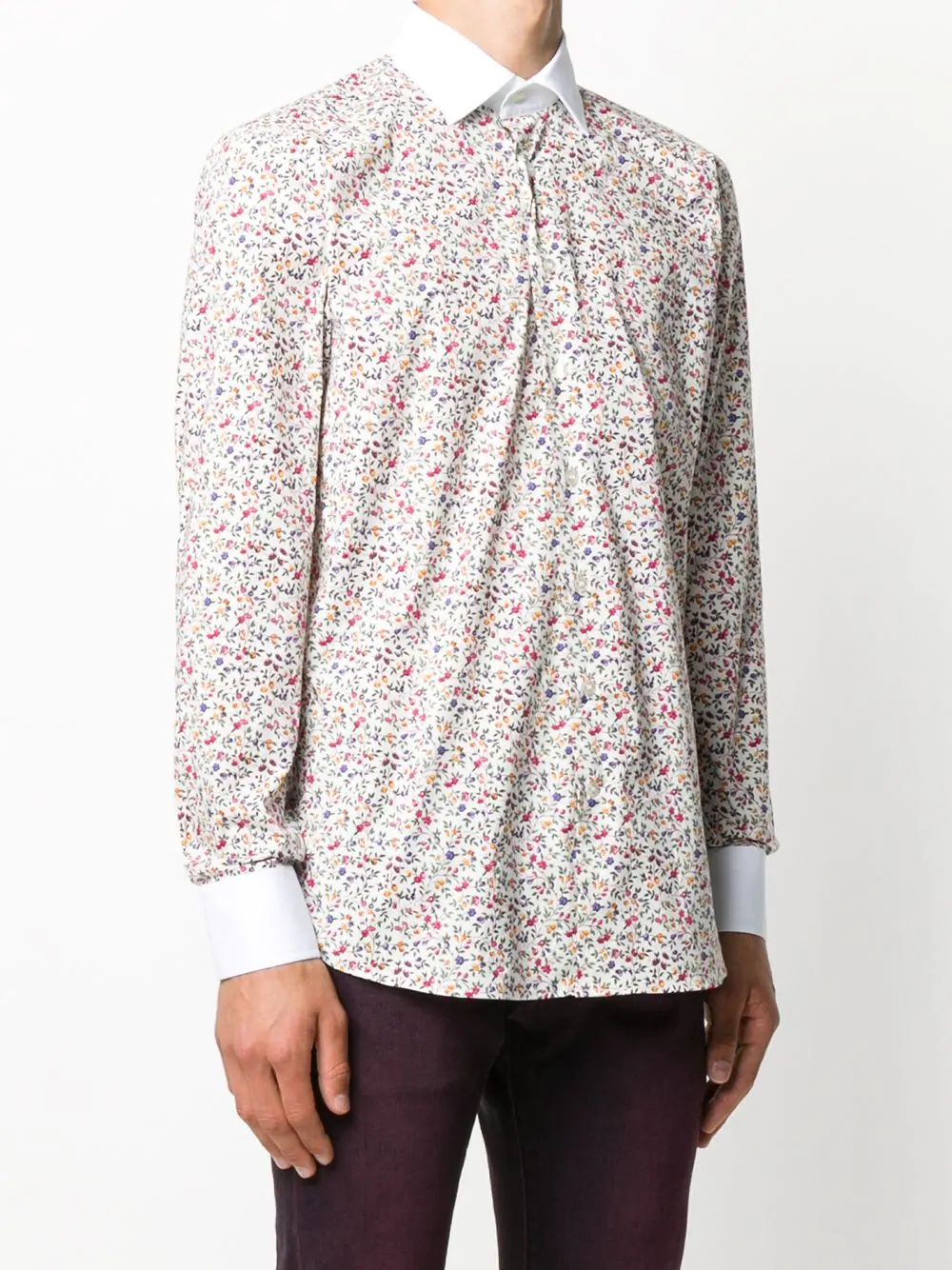 floral print shirt - 3